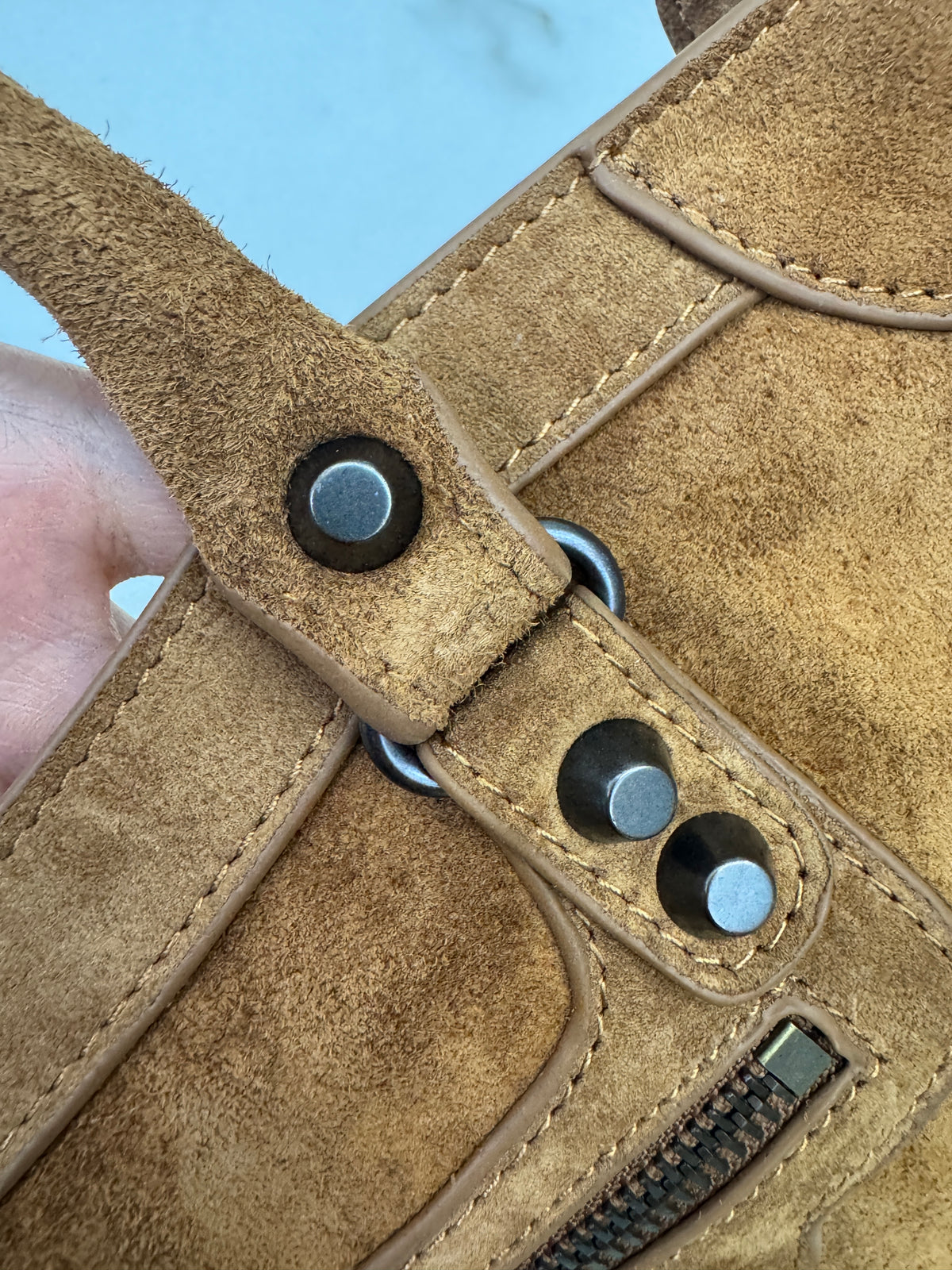 BALENCIAGA Le City Small 焦糖麂皮