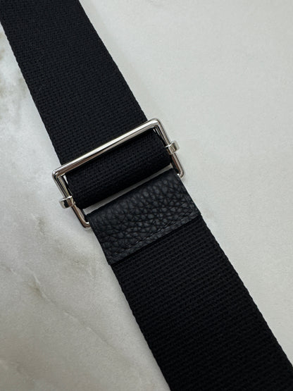 HERMES Evelyne23 黑銀 TC