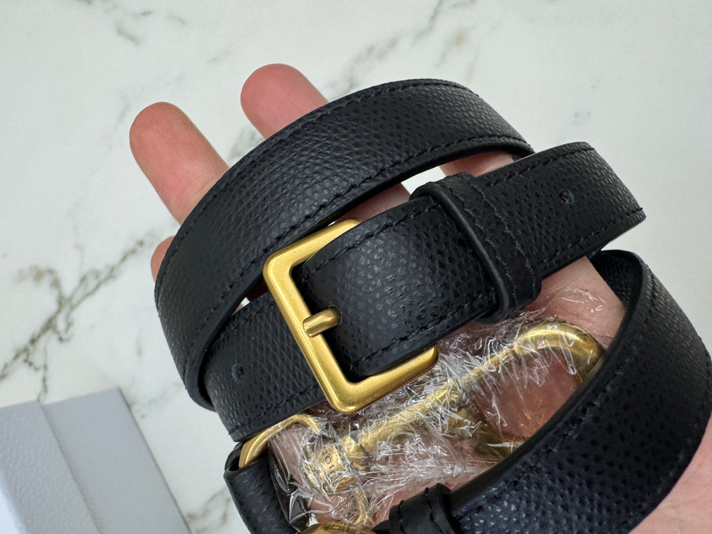 DIOR Saddle Small 黑色掌紋皮 Black Calfskin