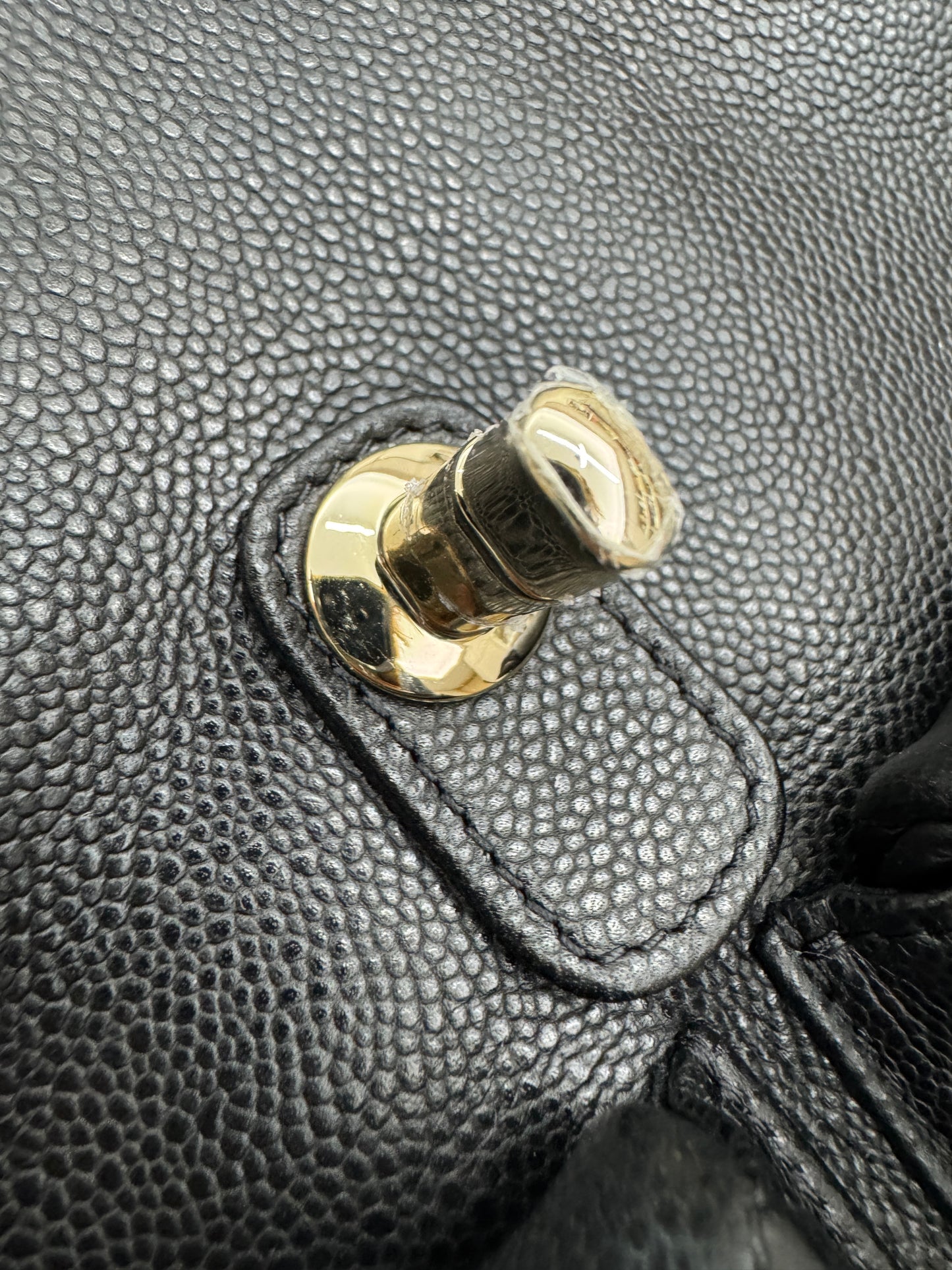 CHANEL 青蛙Duma 荔枝牛皮 Large