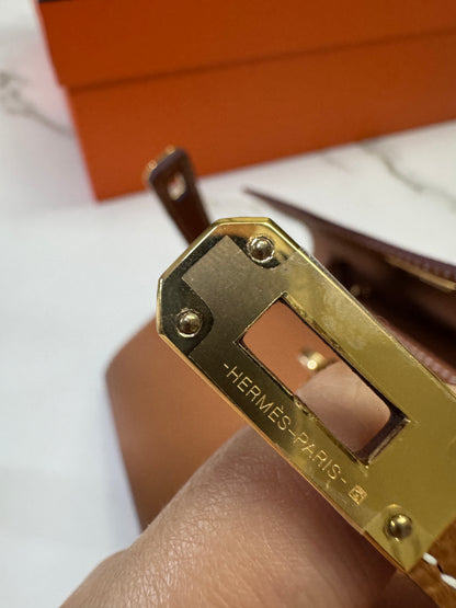 HERMES Kelly to-go 金棕色金扣 Epsom Gold GHW