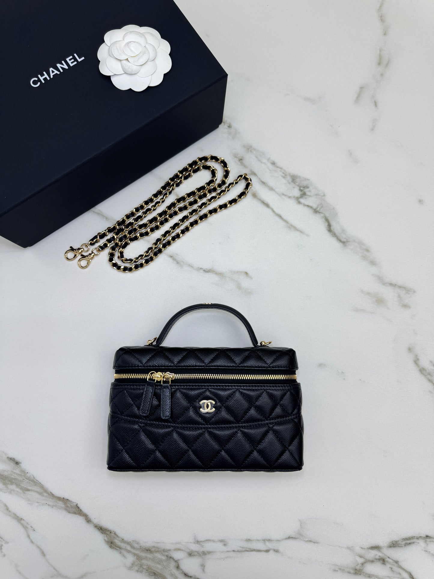 CHANEL 26B 新版腰線LP盒子包 Vanity