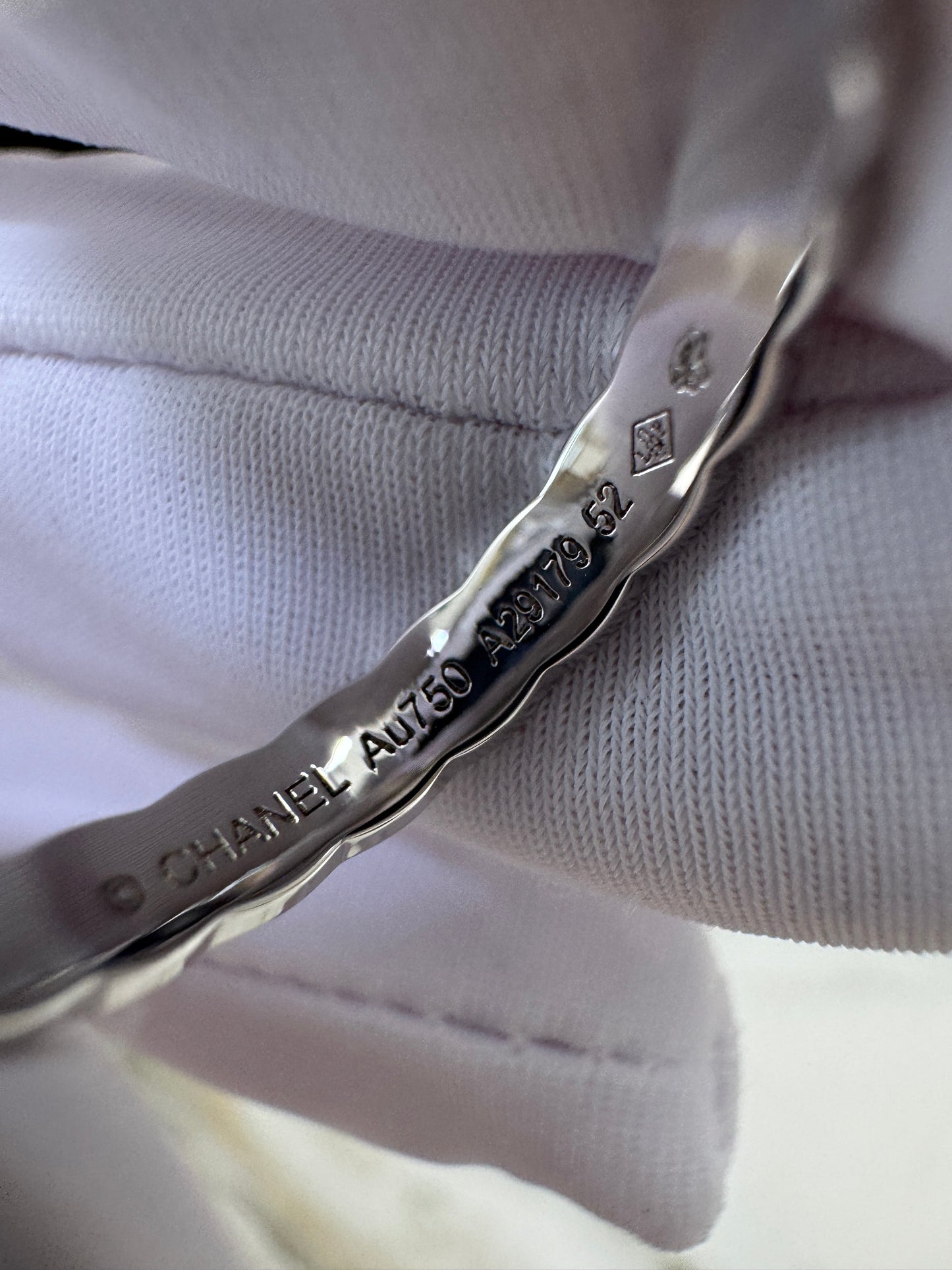 CHANEL Coco Crush Mini戒指 白金色