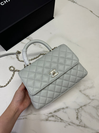 CHANEL Cocohandle 冰川藍 24P Small