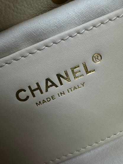 CHANEL Mini 25Bag 米色