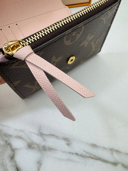 LV Victorine Wallet M62360 Rose Ballerine