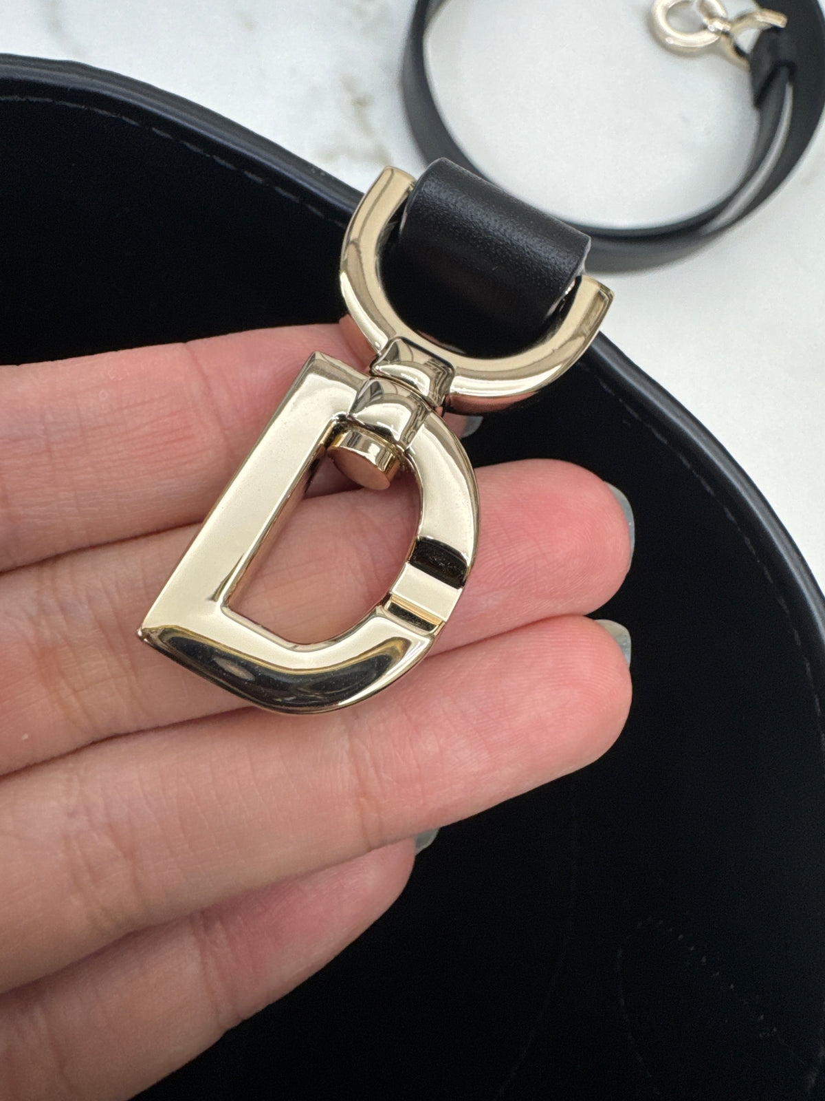 DIOR Toujours Vertical Small Black