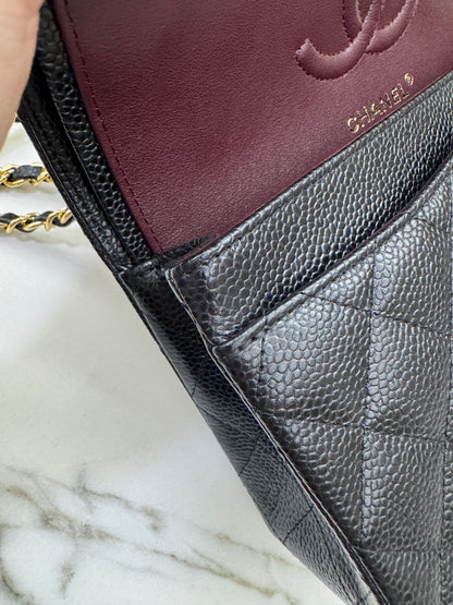CHANEL CF23 黑金牛 CF Small