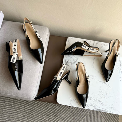 DIOR Slingback 絲帶鞋 平底/貓跟/高跟