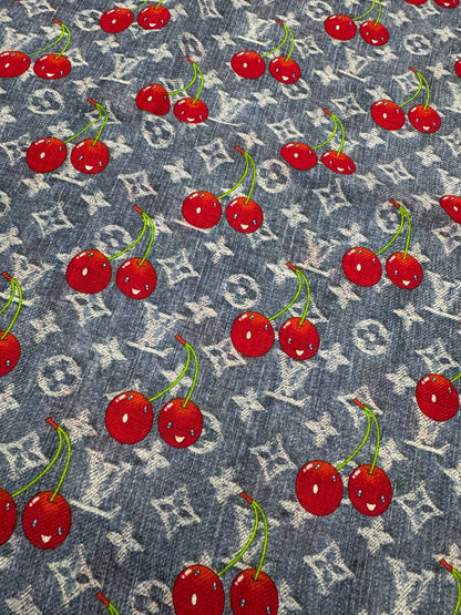 LV X TM 櫻桃 140x140cm 披肩