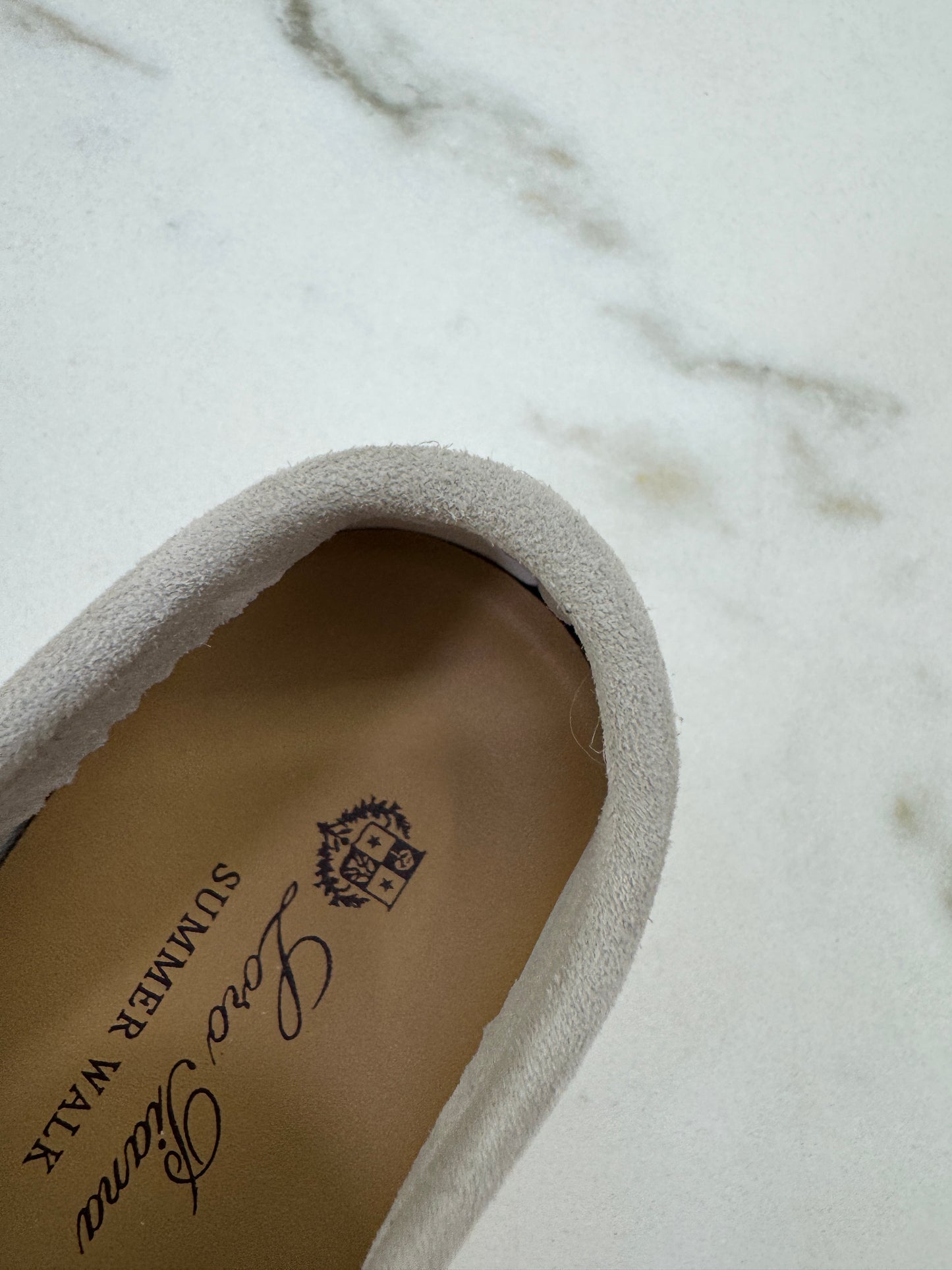 LORO PIANA Summer Walk Loafer 珍珠灰