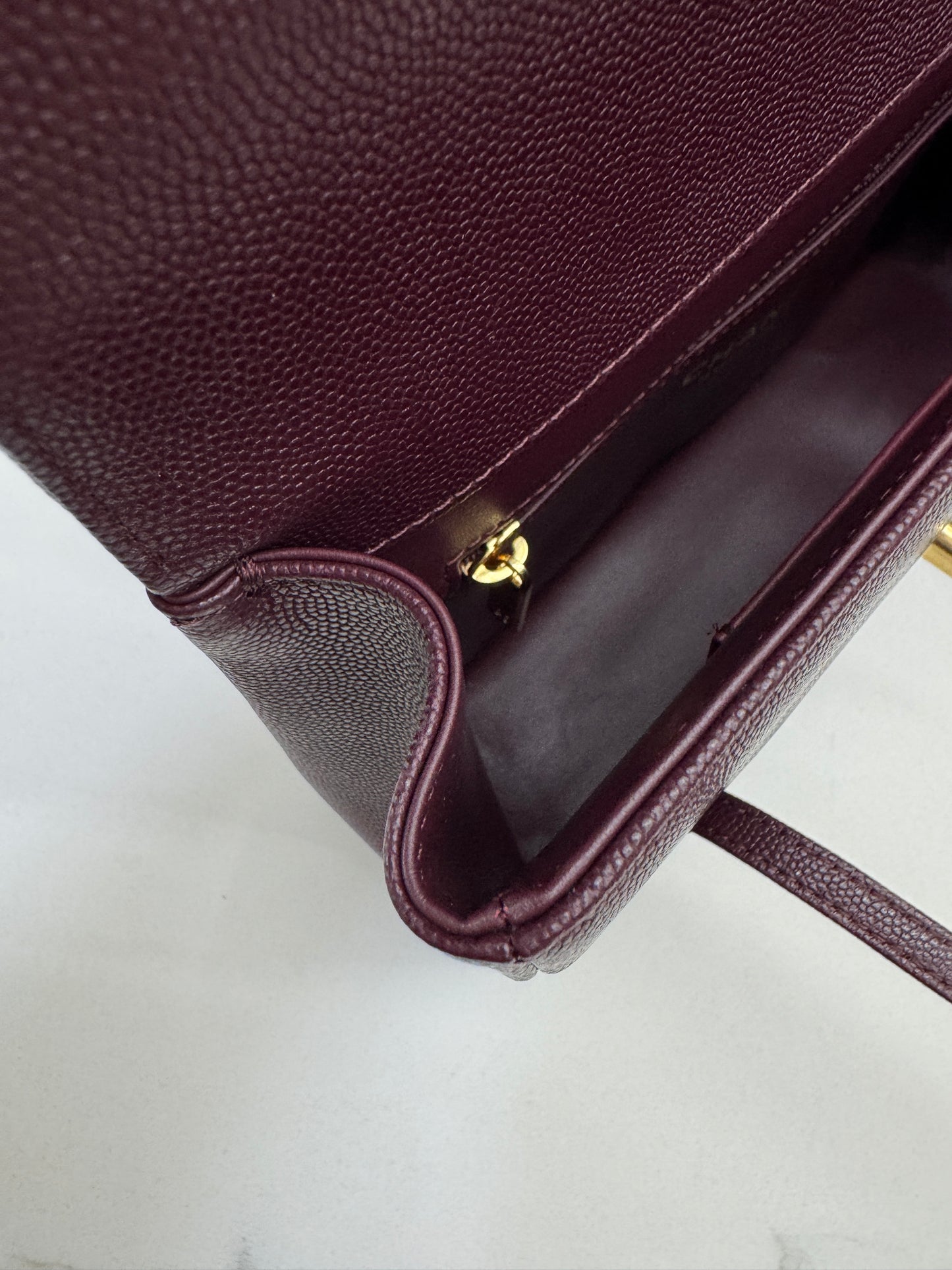CHANEL Preppy Coco Small 酒紅色