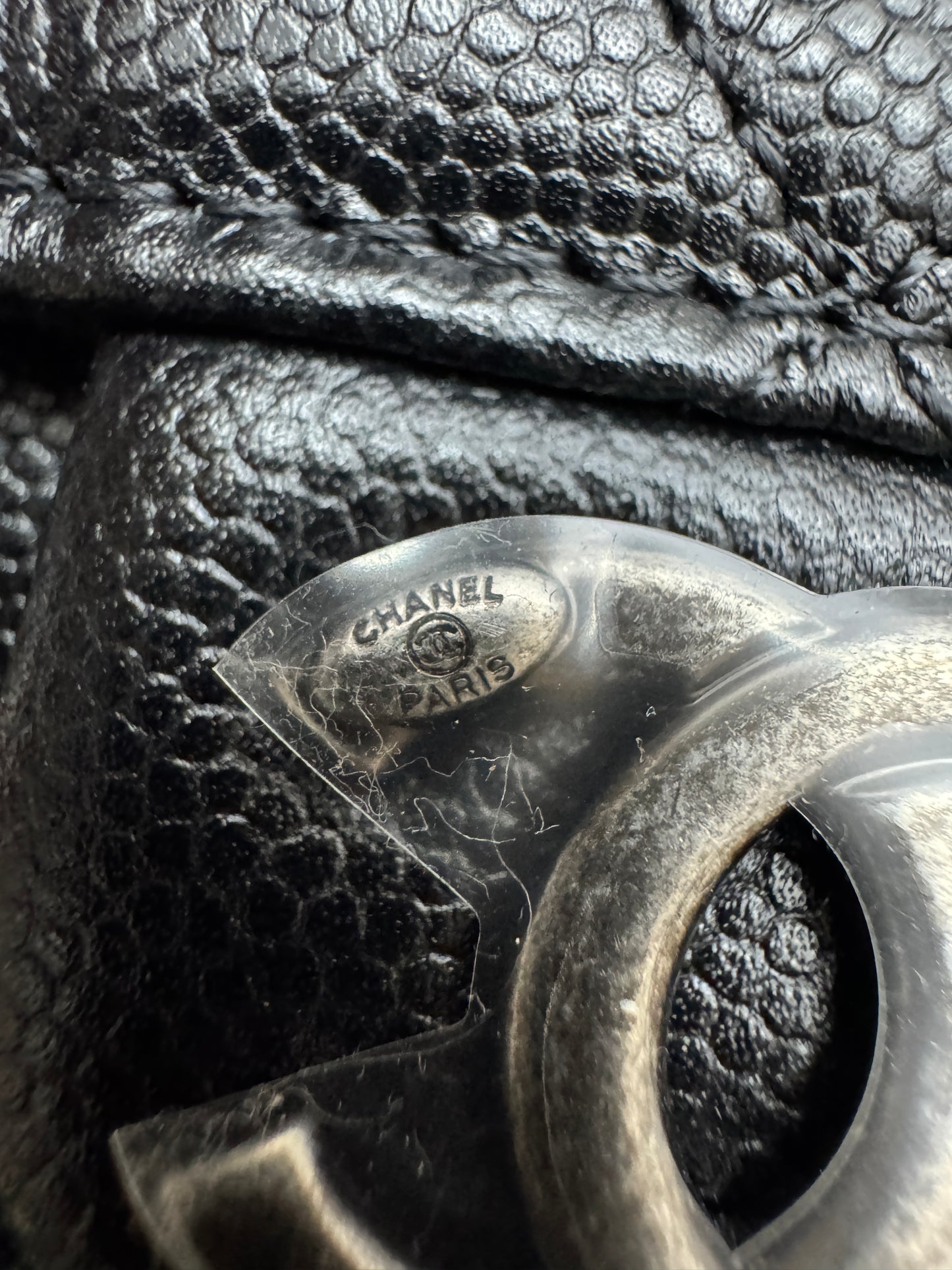CHANEL 25Bag Small 黑銀小號 荔枝牛皮 Caviar Calfskin