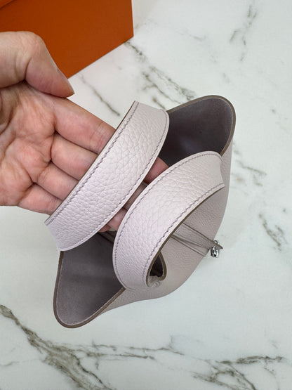 HERMES Picotin Lock 18 夢幻紫銀扣 TC Mauve Pale PHW