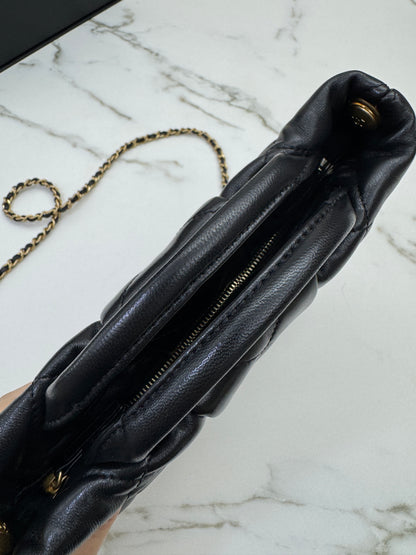 CHANEL 25K Mini 蝴蝶結包 綿羊皮