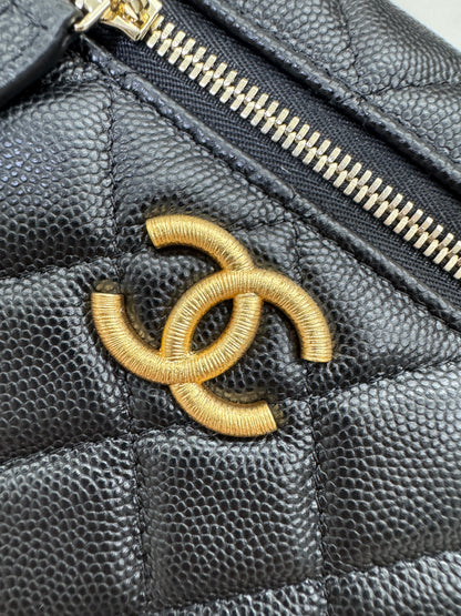 CHANEL 25P 拉絲金扣 LP盒子包