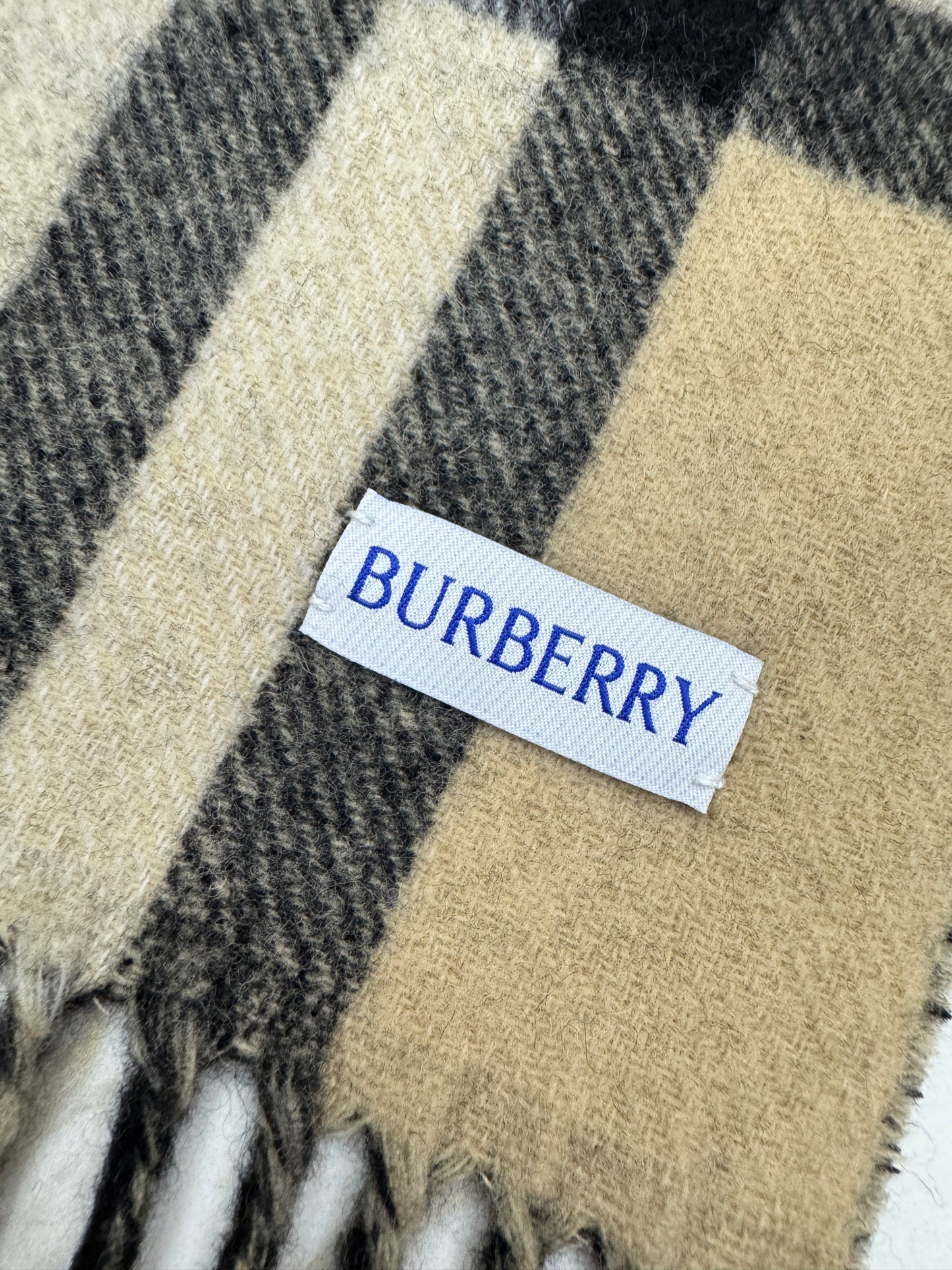BURBERRY 雙面戰馬圍巾