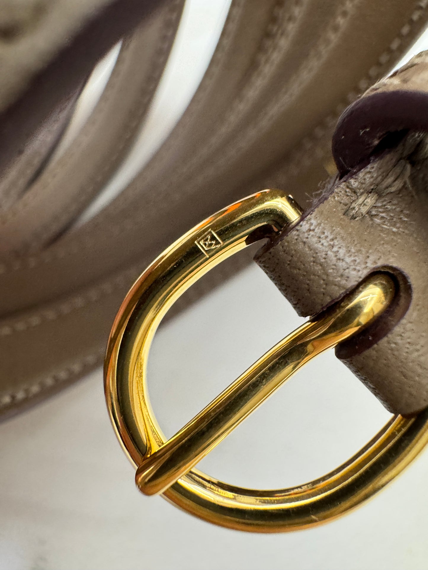 HERMES Mini 2424 大象灰金扣 Evercolor Etoupe GHW