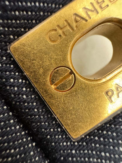 CHANEL 26P深藍牛仔 CF25 Medium
