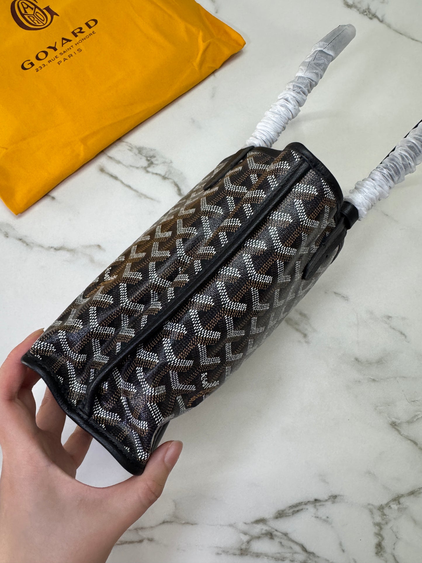 GOYARD 雙面皮款 迷你托特包 Anjour Tote Mini Black