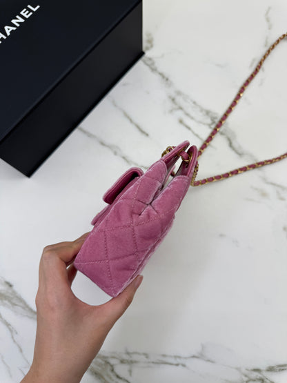 CHANEL 天貓精靈 乾燥玫瑰粉絲絨