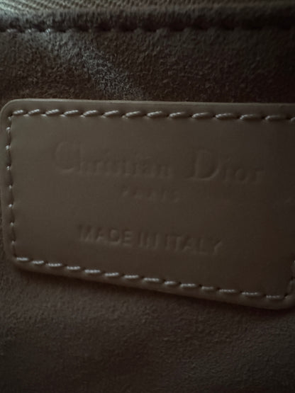 DIOR Lady Mini 三格 漆皮 淡粉 light Pink