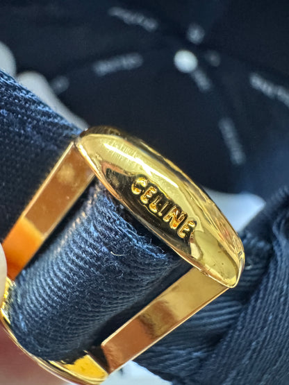 CELINE 凱旋門鴨舌帽 藏藍色