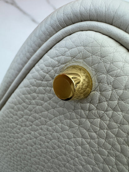 HERMES Picotin 18 奶昔白金扣 Craie GHW