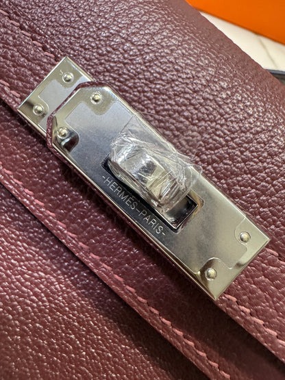 HERMES Kelly Elan 山羊皮 愛馬仕紅 Rough H PHW