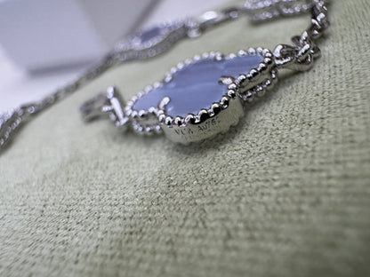 VCA Vintage Alhambra 五花藍玉髓手鏈