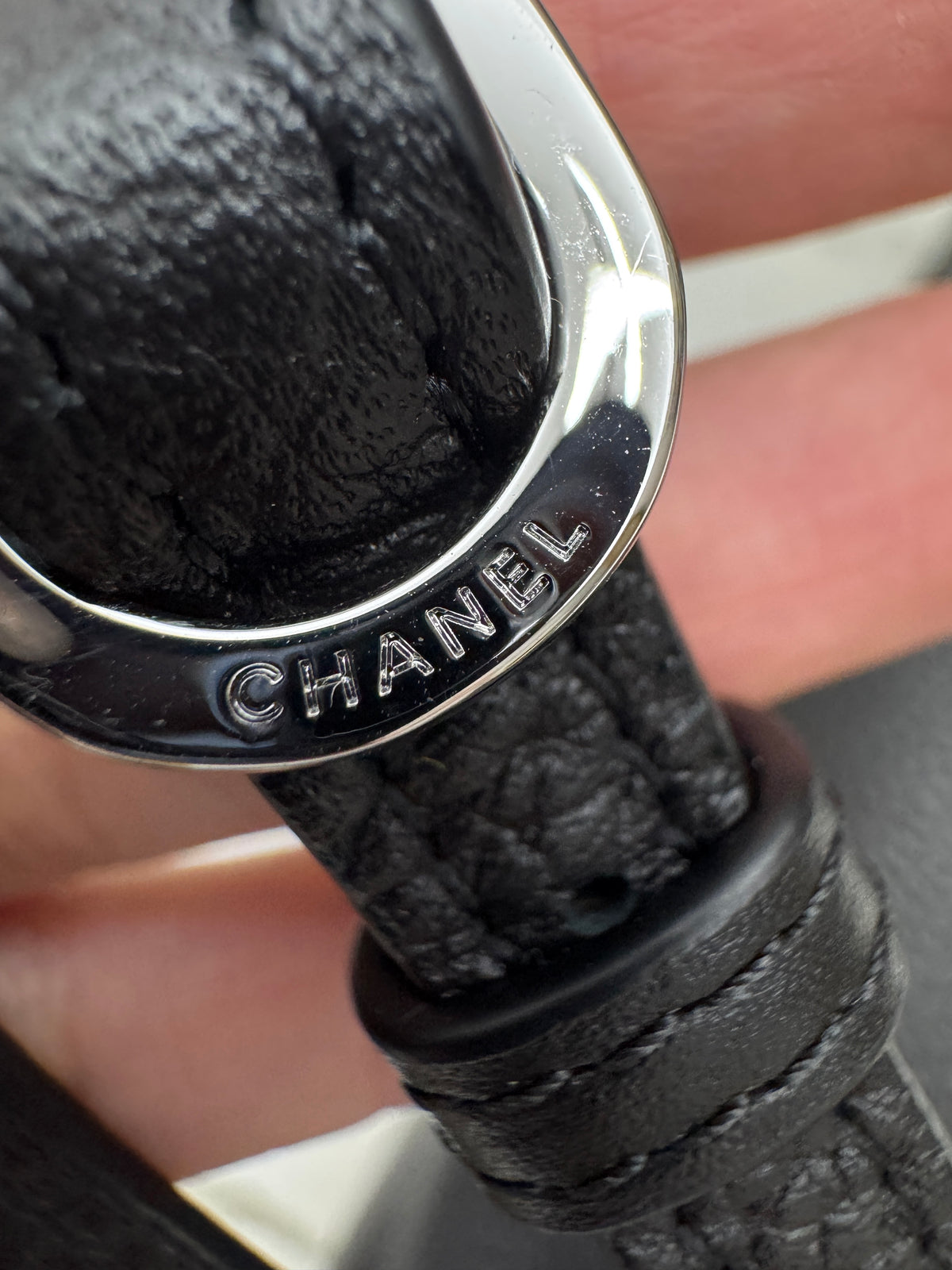 CHANEL Maxi Flap 大號38cm 黑銀