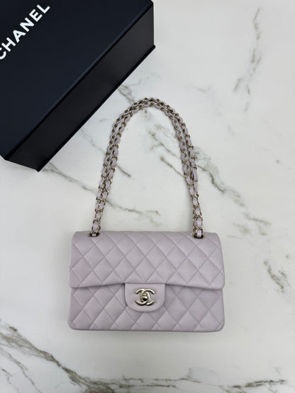 CHANEL CF23 Small 21S Liliac Caviar Calfskin GHW
