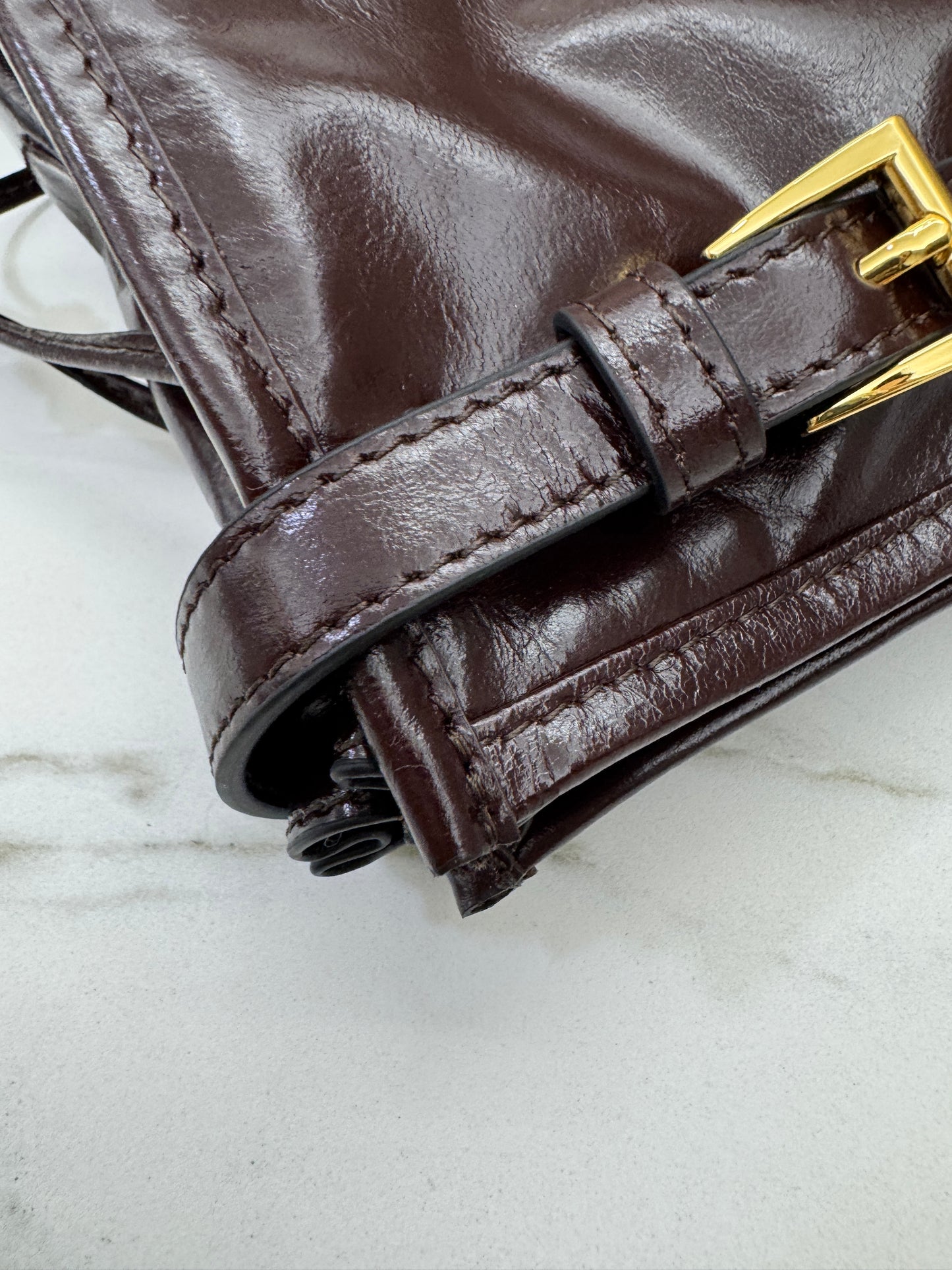 PRADA Bonnie XL Dark Brown (Lux Soft)