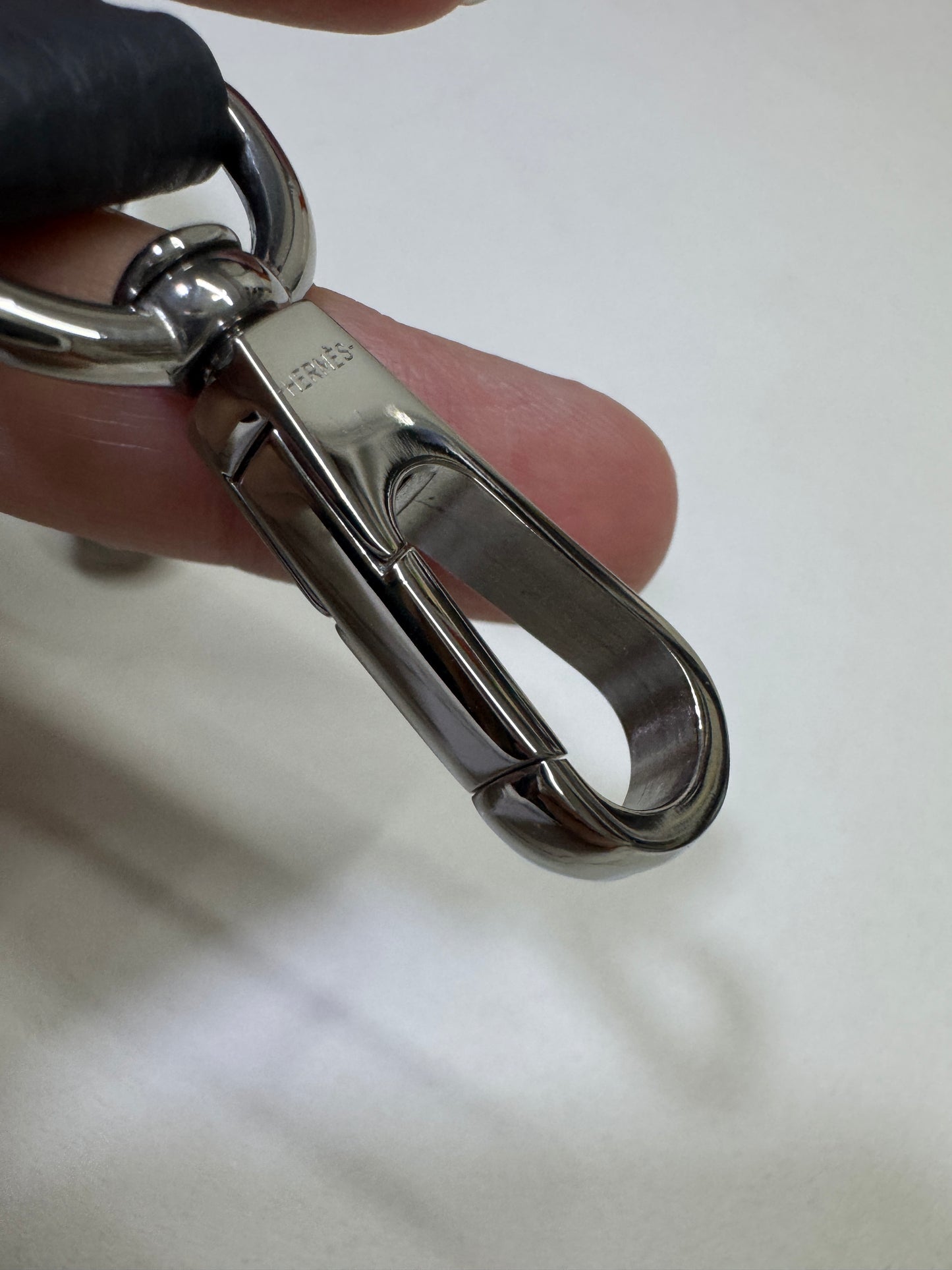 HERMES Mini Evelyn 石板灰銀扣 85 Ardoise PHW