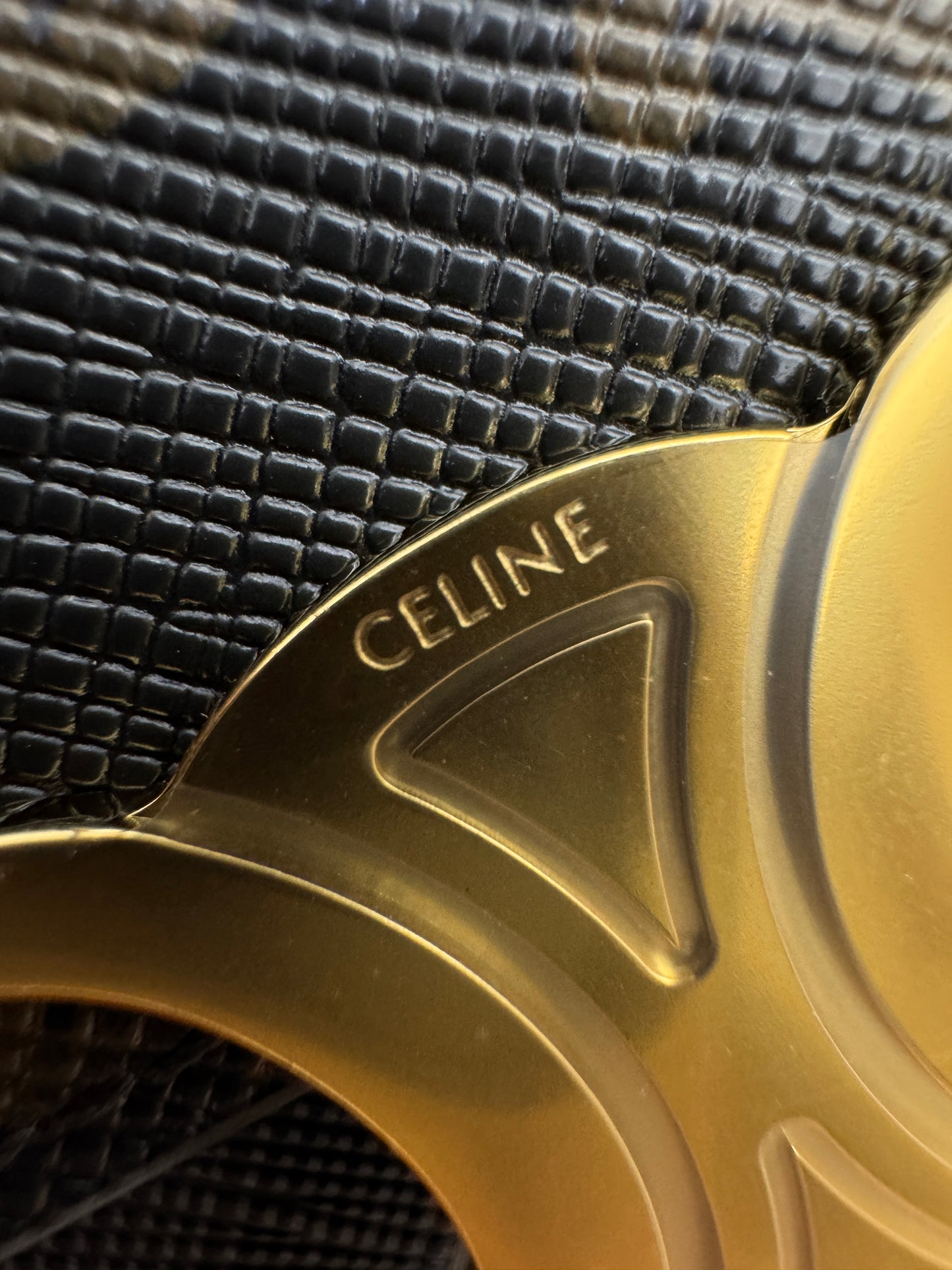 CELINE Triomphe 老花帆布 Cardholder