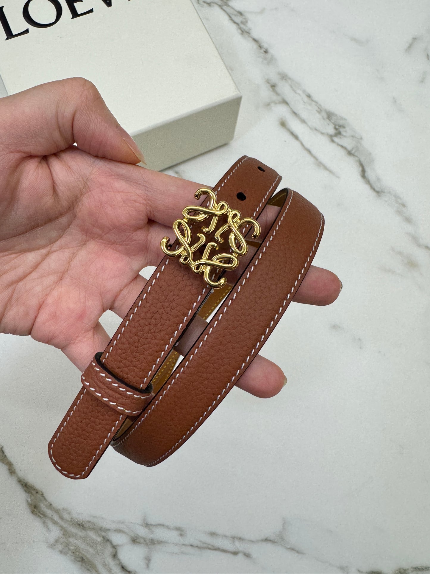 LOEWE Anagram Belt 2cm