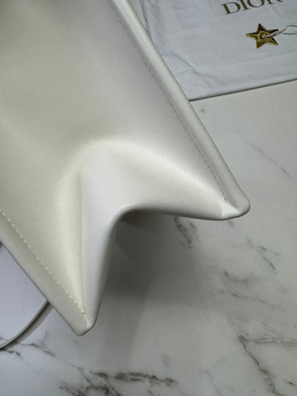 DIOR 全皮 Book Tote 奶白色小號