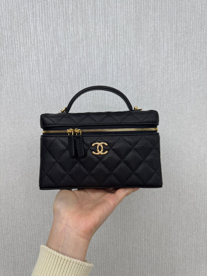CHANEL 26C 菱格紋Logo LP盒子包