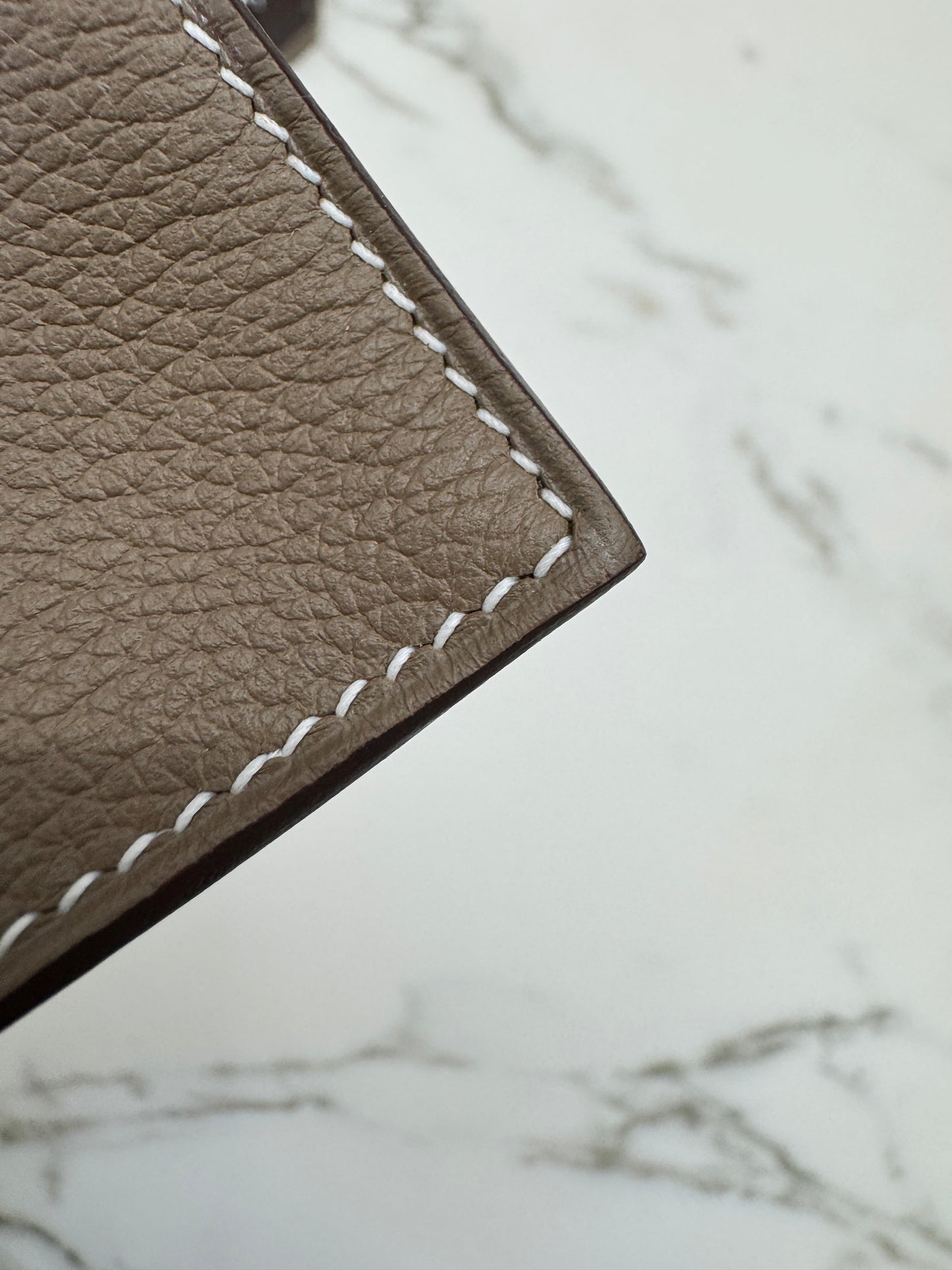 HERMES Kelly Danse 大象灰銀扣 Etoupe PHW