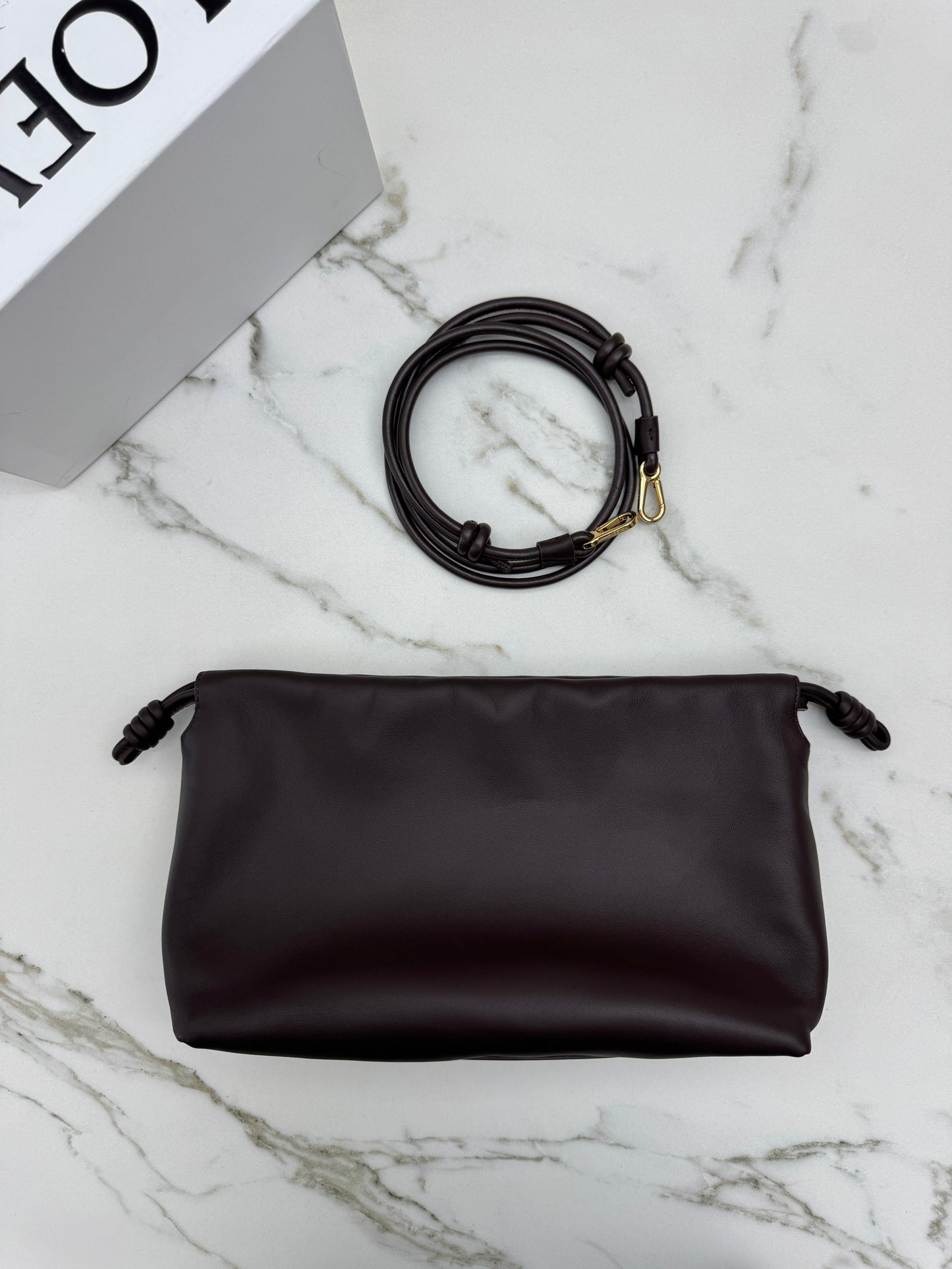 LOEWE Flamenco Purse Medium Dark Chestnut