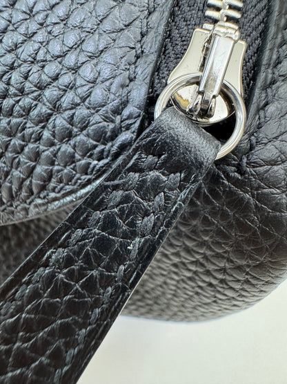 HERMES Mini Lindy 一代 黑銀 Noir PHW