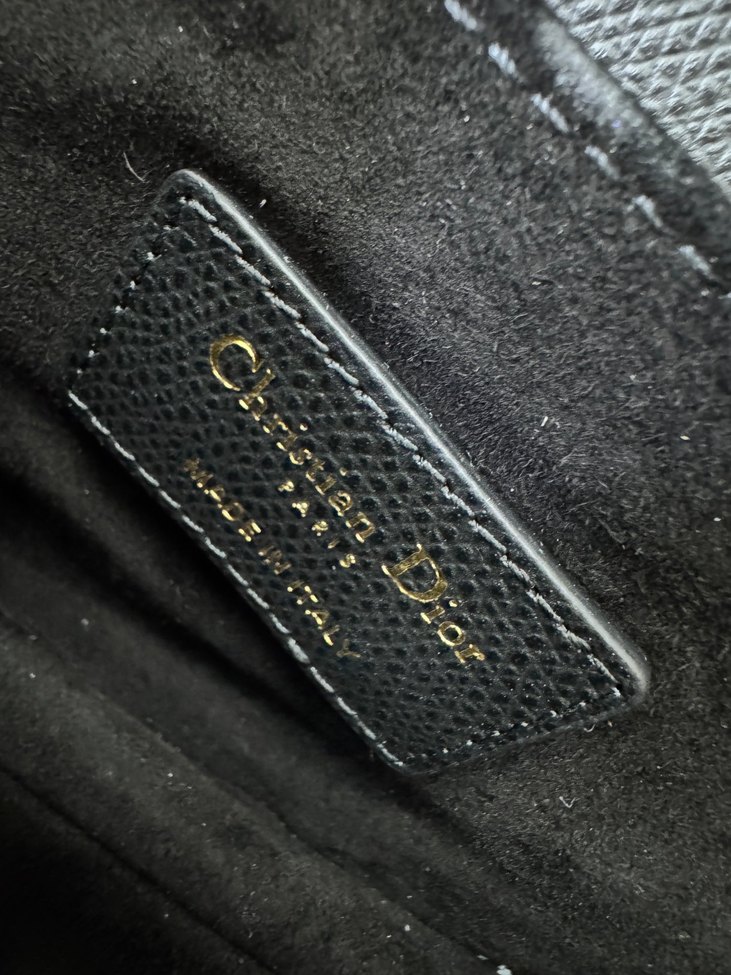 DIOR Saddle Small 黑色掌紋皮 Black Calfskin