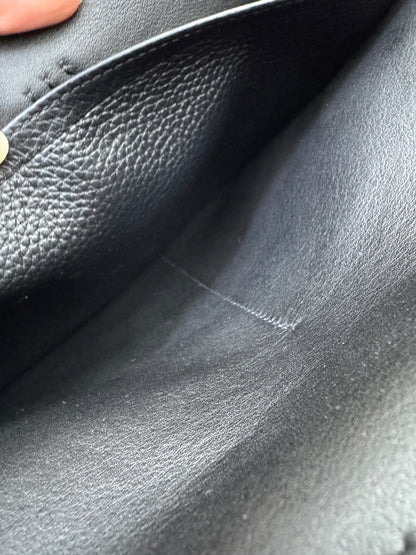 HERMES Halzan 25 黑金 Noir TC GHW