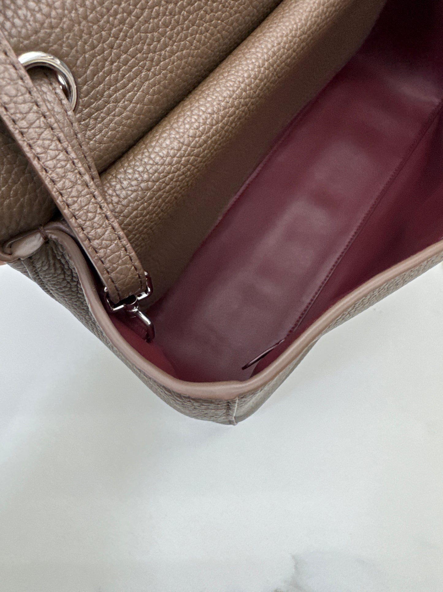 CHANEL Maxi Flap Small 32cm 大象灰/ 深卡其色 Dark Khaki