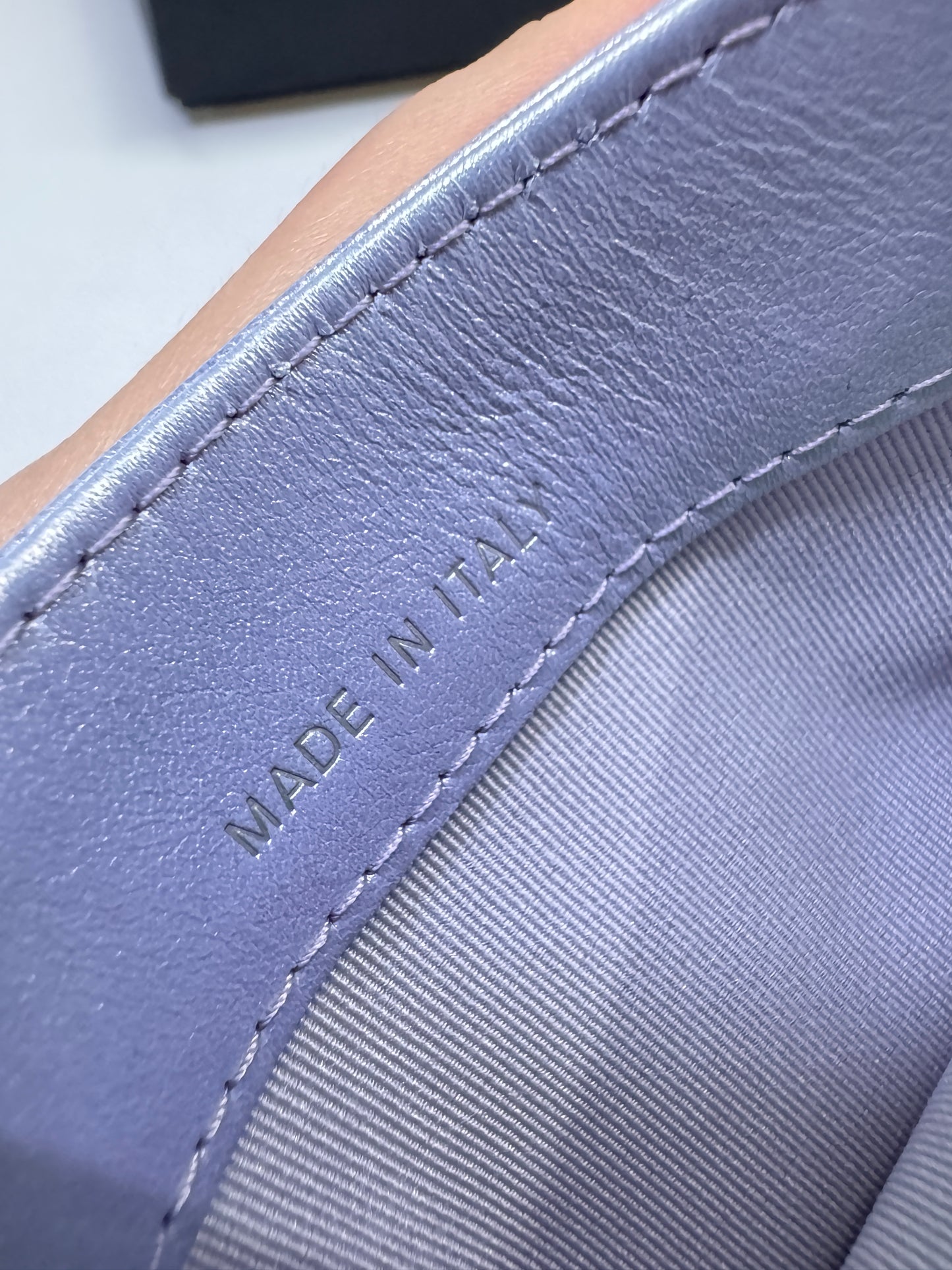 CHANEL 19卡包 22P人魚姬幻彩紫