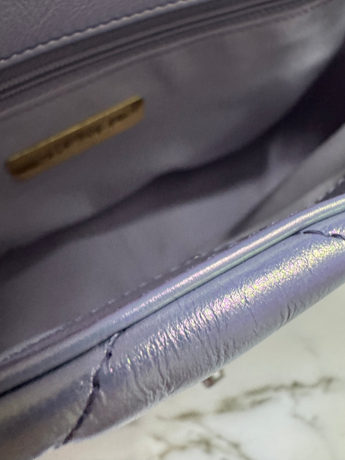 CHANEL 19 Bag Small 22P幻彩紫 小號