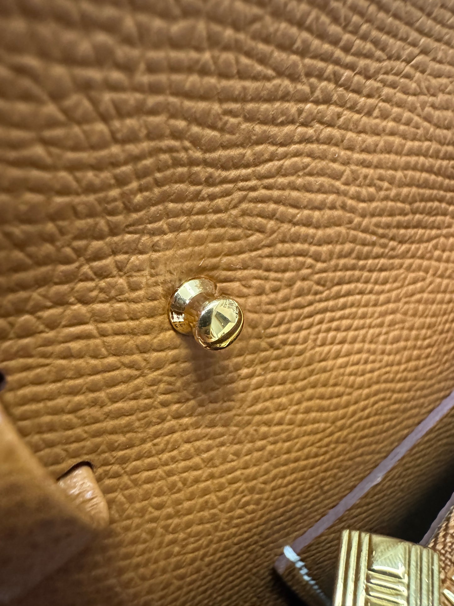 HERMES Kelly to-go 金棕色金扣 Epsom Gold GHW