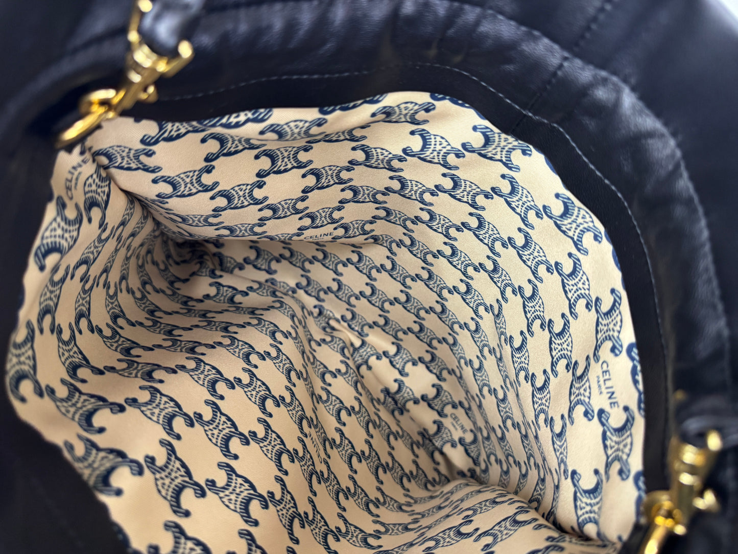 CELINE Crystal Pouch 黑色