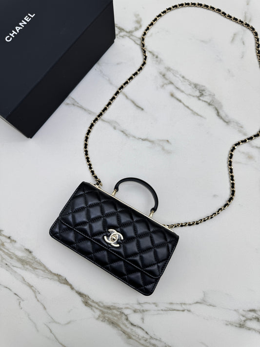 CHANEL Trendy CC 手柄woc wallet on chain