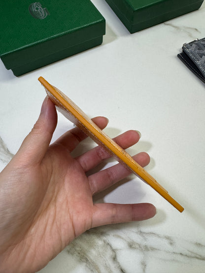 GOYARD Bourbon Zipped Cardholder 黃色